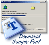 Download Sample Font