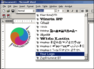 microsoft true fonts